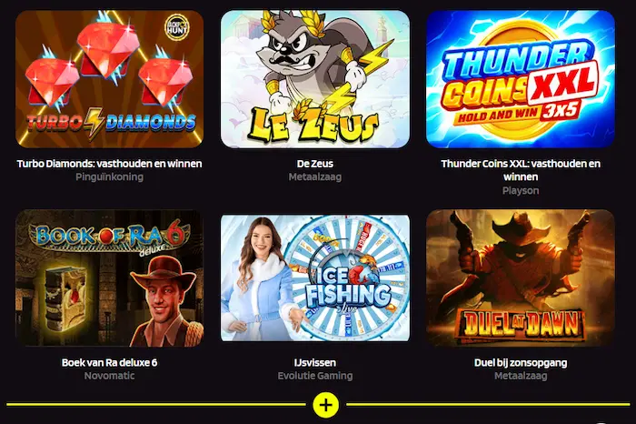 ProntoBet Casino games