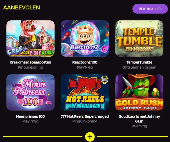 ProntoBet Casino Games